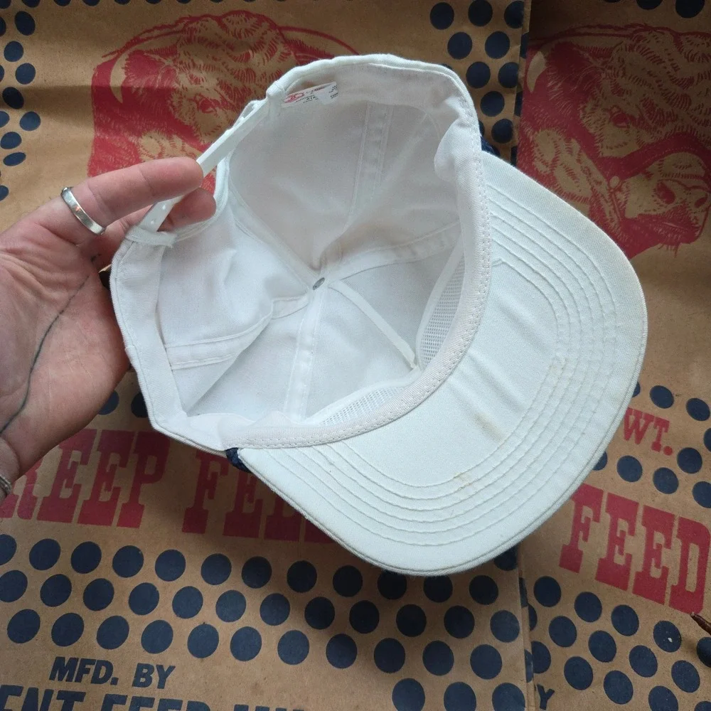 VTG Campus Chalet Carolina Building Systems Hat White OSFA Rope Snapback USA GUC